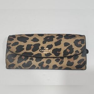 COACH Ocelot Multicolor Leopard Women's Wallet